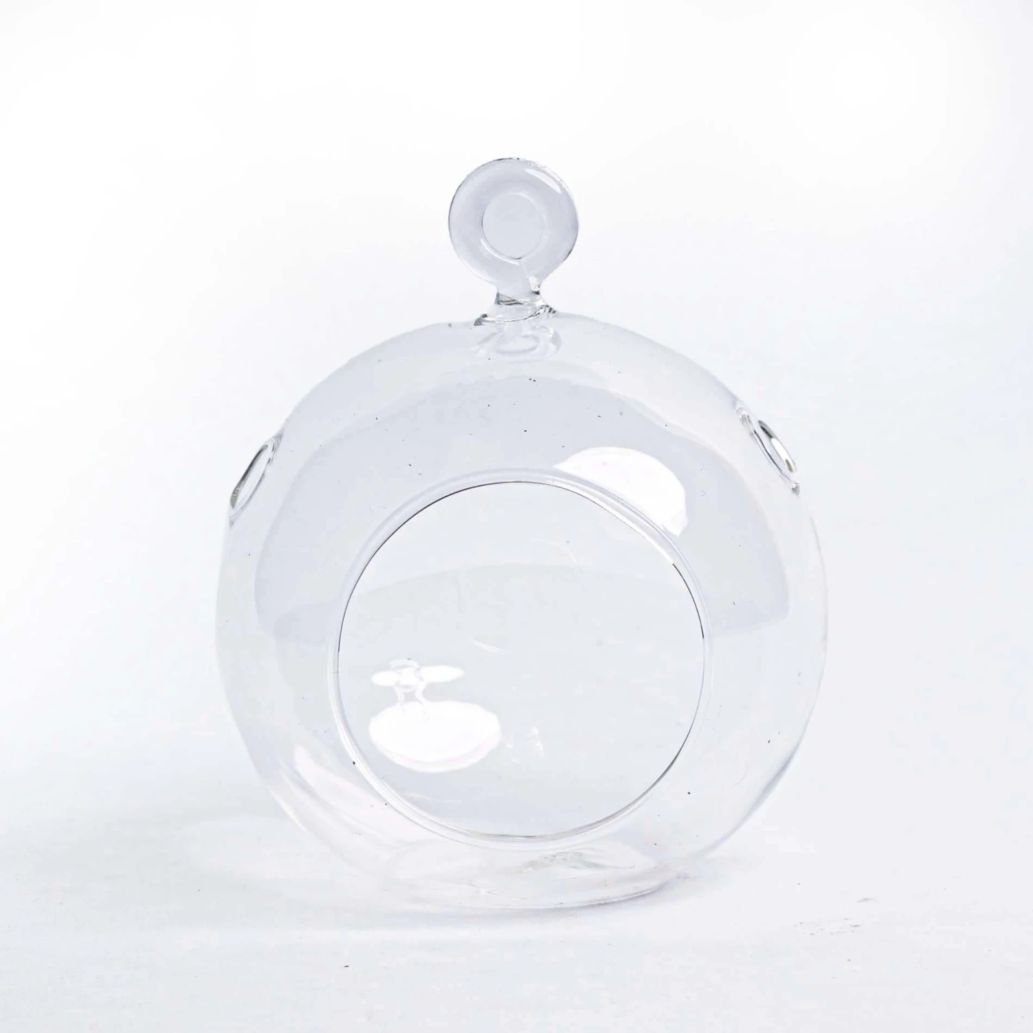 Glass Christmas Ball - Pinecone And Reindeer Moss 2 Glass Christmas Ball - Pinecone And Reindeer Moss - Image 2