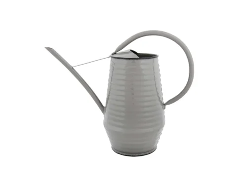 Flower Watering Can - Zinc - 1 Liter - Green - Gray - White 7 Flower Watering Can - Zinc - 1 Liter - Green - Gray - White -Plant Haven Home Bloemengieter watering can grey