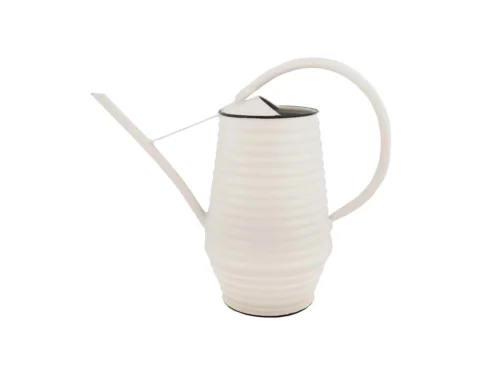 Flower Watering Can - Zinc - 1 Liter - Green - Gray - White 6 Flower Watering Can - Zinc - 1 Liter - Green - Gray - White -Plant Haven Home Bloemengieter watering can white