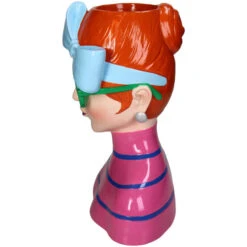 Vase Fashion Lady ‘Larissa’ 24x17x30cm - Waterproof - Decorative Vase/Pot -Plant Haven Home Fashionladykal 4480 3