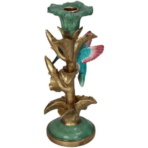 Candle Holder - Hummingbird ↑ 26 Cm -Plant Haven Home KAL 1028 2