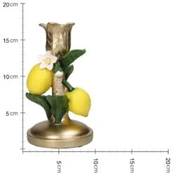 Candle Holder - Lemon ↑ 18 Cm -Plant Haven Home KAL 1977 4