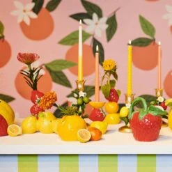 Candle Holder - Lemon ↑ 18 Cm -Plant Haven Home KAL 1977 9