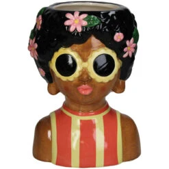 Vase Lady Sunny + 10x Real Touch Tulips White/Green -Plant Haven Home KAL 4305 da52d8d5 1620 4b67 9cb8 04db606734be