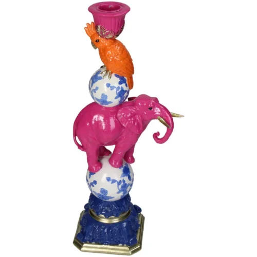Candleholder - Pink Elephant ↑ 30 Cm 7 Candleholder - Pink Elephant ↑ 30 Cm -Plant Haven Home KAL 4721