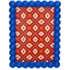 Beaded Photo Frame Polyresin – Blue