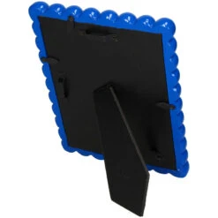 Beaded Photo Frame Polyresin – Blue -Plant Haven Home KAL 5373 2