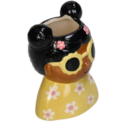 Mini Flower Pot Multi Color – Mini Jessica - ↑ 10.5 Cm - Face Head -Plant Haven Home KAL 5406 1 637f8191 b3b4 4391 a204 5b781f5106e2