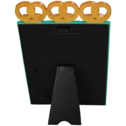 Pretzel Polyresin Photo Frame Turquoise 13x18cm 6 Pretzel Polyresin Photo Frame Turquoise 13x18cm -Plant Haven Home KAL 6112 photo frame amore mio