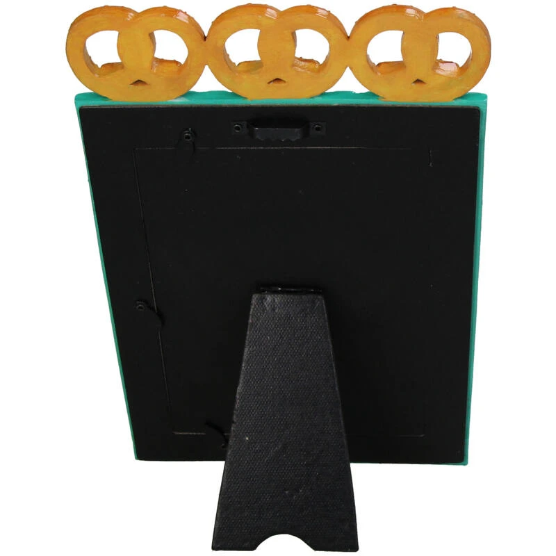 Pretzel Polyresin Photo Frame Turquoise 13x18cm 3 Pretzel Polyresin Photo Frame Turquoise 13x18cm - Image 3