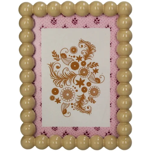 Photo Frame Polyresin – Beige -Plant Haven Home KAL 6126