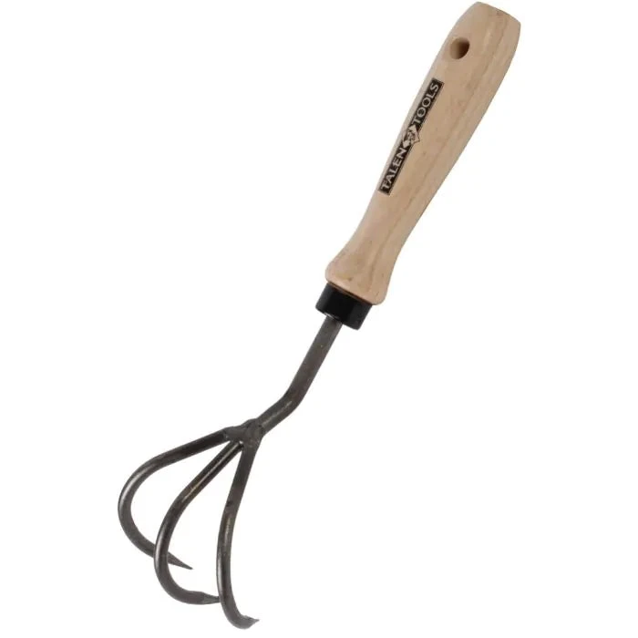 Hand Cultivator - Forged Steel - Ash Wood Handle 1 Hand Cultivator - Forged Steel - Ash Wood Handle