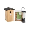 ESSCHERT DESIGN Blue Tit Package - Birdhouse And Bird Food - Garden Accessories