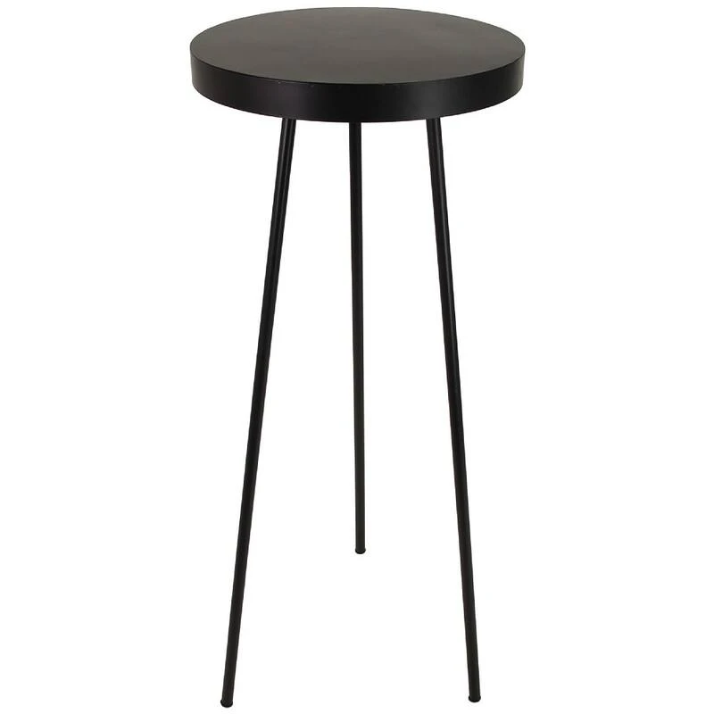 Round Table - Black Metal - Ø42,5 X ↑ 98 Cm 1 Round Table - Black Metal - Ø42,5 X ↑ 98 Cm