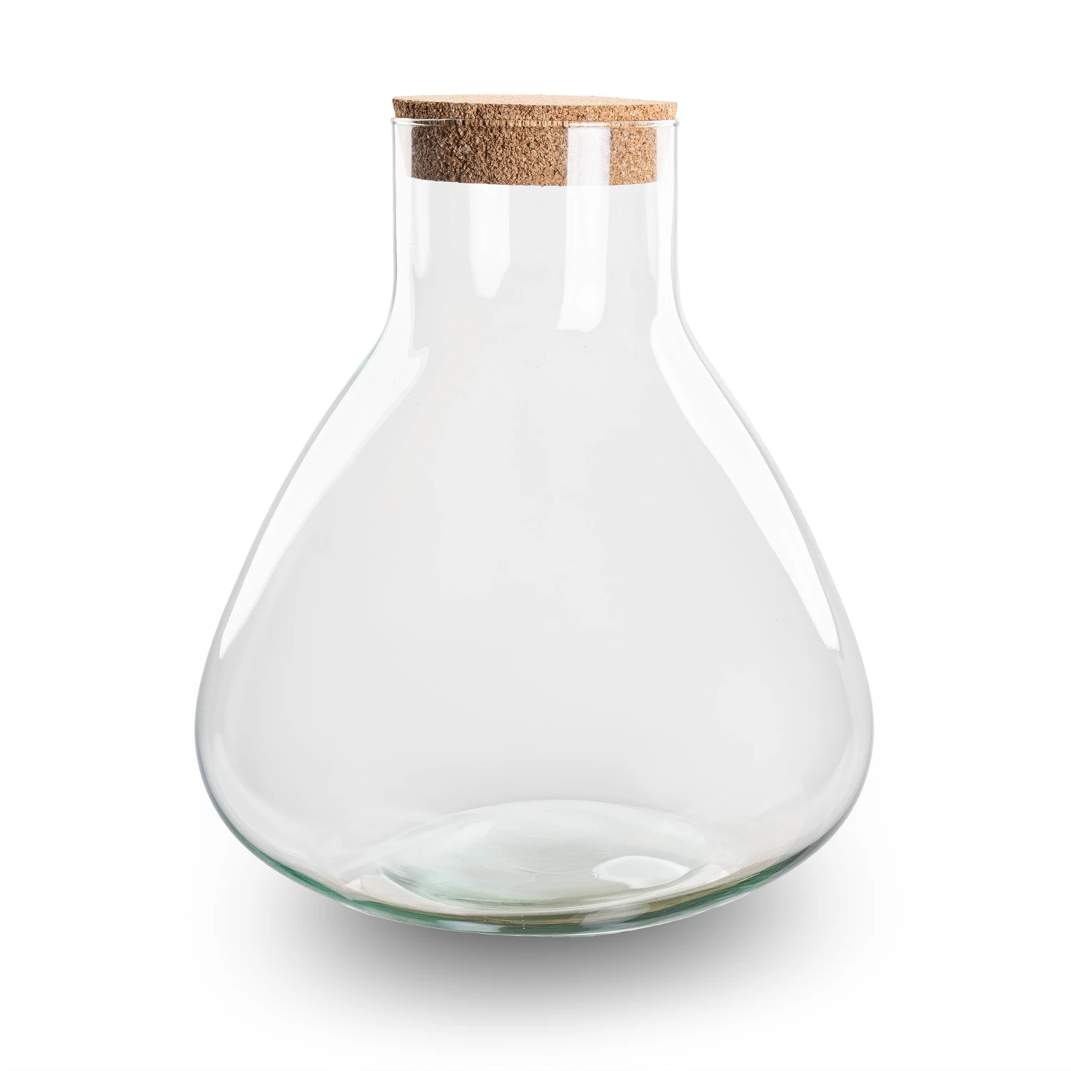 Terrarium Bottle 'Sammie' With Cork - Closed Terrarium Ø 22.5 Cm ↑ 27 Cm 1 Terrarium Bottle 'Sammie' With Cork - Closed Terrarium Ø 22.5 Cm ↑ 27 Cm