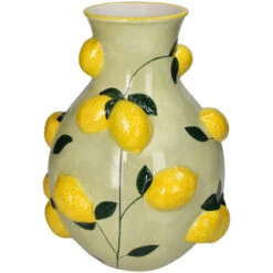 Vase Citroen Dolomiet - 30 Cm -Plant Haven Home VaasCitroenDolomietKAL 4620 2