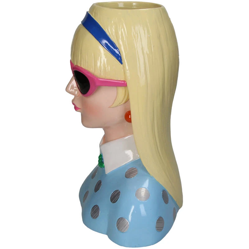 Vase Fashion Lady ‘Lyana’ 23x16x29cm - Waterproof - Decorative Vase/Pot 2 Vase Fashion Lady ‘Lyana’ 23x16x29cm - Waterproof - Decorative Vase/Pot - Image 2