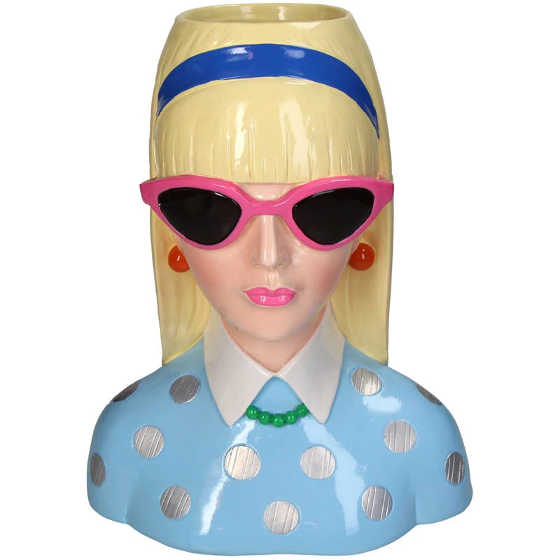 Vase Fashion Lady ‘Lyana’ 23x16x29cm - Waterproof - Decorative Vase/Pot 1 Vase Fashion Lady ‘Lyana’ 23x16x29cm - Waterproof - Decorative Vase/Pot