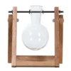 Cutting Stand - 1 Glass Vase - Hydroponic Vase For Cuttings - Wooden - Cultivation Station