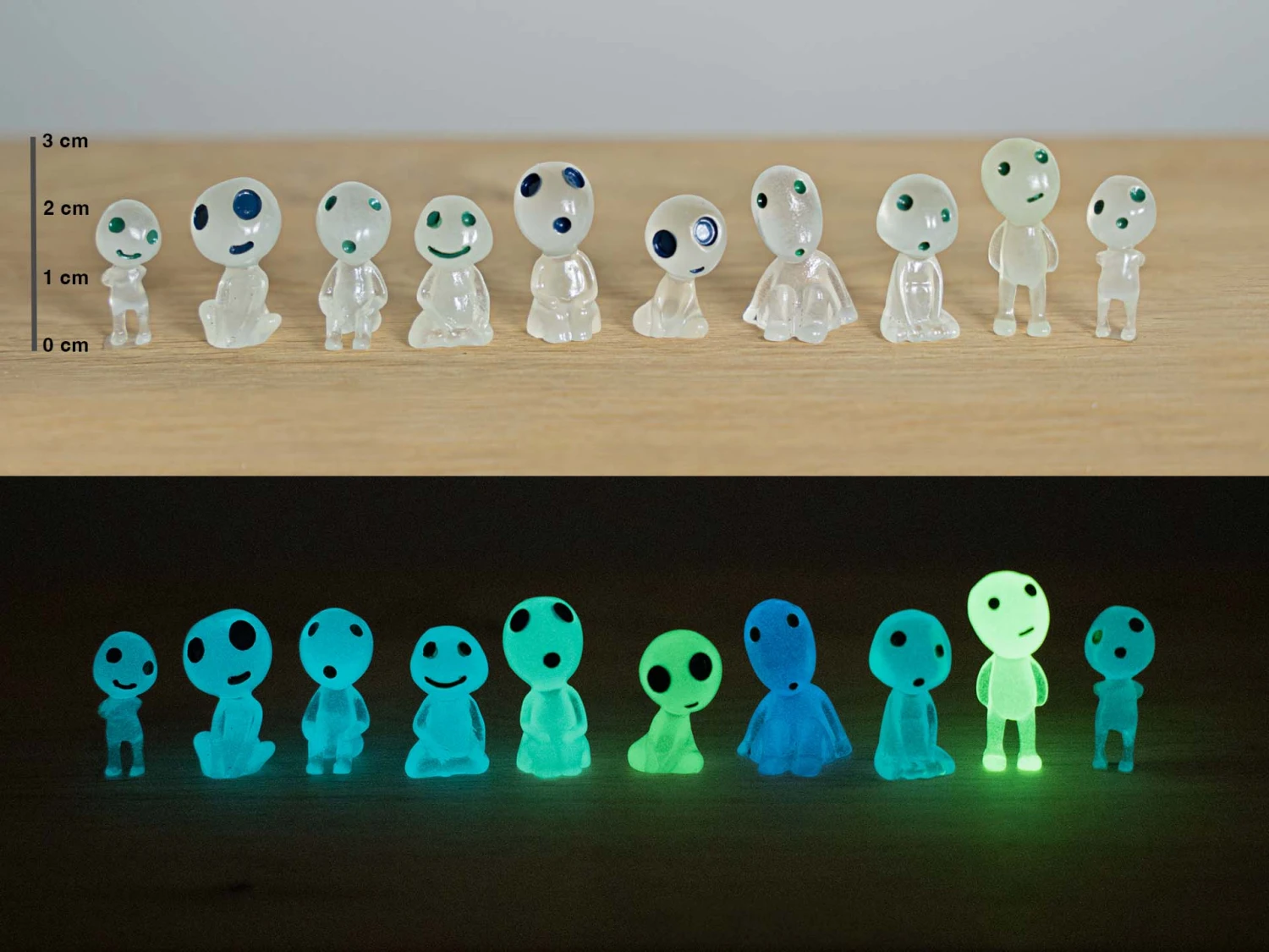 Glow In The Dark Planthero’s - 10pcs - 3cm 7 Glow In The Dark Planthero’s - 10pcs - 3cm - Image 7