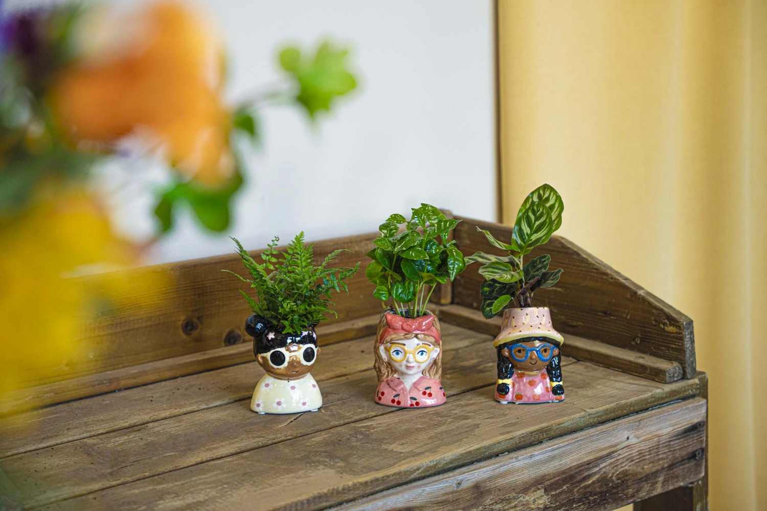 Mini Flower Pot Multi Color – Mini Jessica - ↑ 10.5 Cm - Face Head 5 Mini Flower Pot Multi Color – Mini Jessica - ↑ 10.5 Cm - Face Head - Image 5