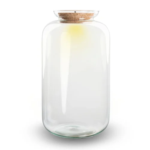Terrarium Bottle 'Sven XL' - Incl. LED Cork - Closed Terrarium Ø 23 Cm ↑ 43 Cm -Plant Haven Home terrarium sven xl flaschengarten 2