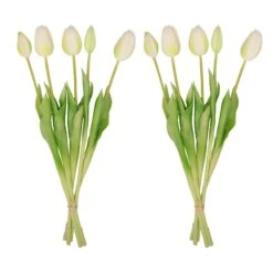 Tulip Bouquet – 10 Pieces – Mixed Colours – ‘Real Touch’ Artificial Tulips – 42 Cm (white/green) 12 Tulip Bouquet – 10 Pieces – Mixed Colours – ‘Real Touch’ Artificial Tulips – 42 Cm (white/green) -Plant Haven Home tulpen 2 10stuks kunstbloemen WitWebWit 7f2eb38e adb2 4c0c 9869 167ed5f62263