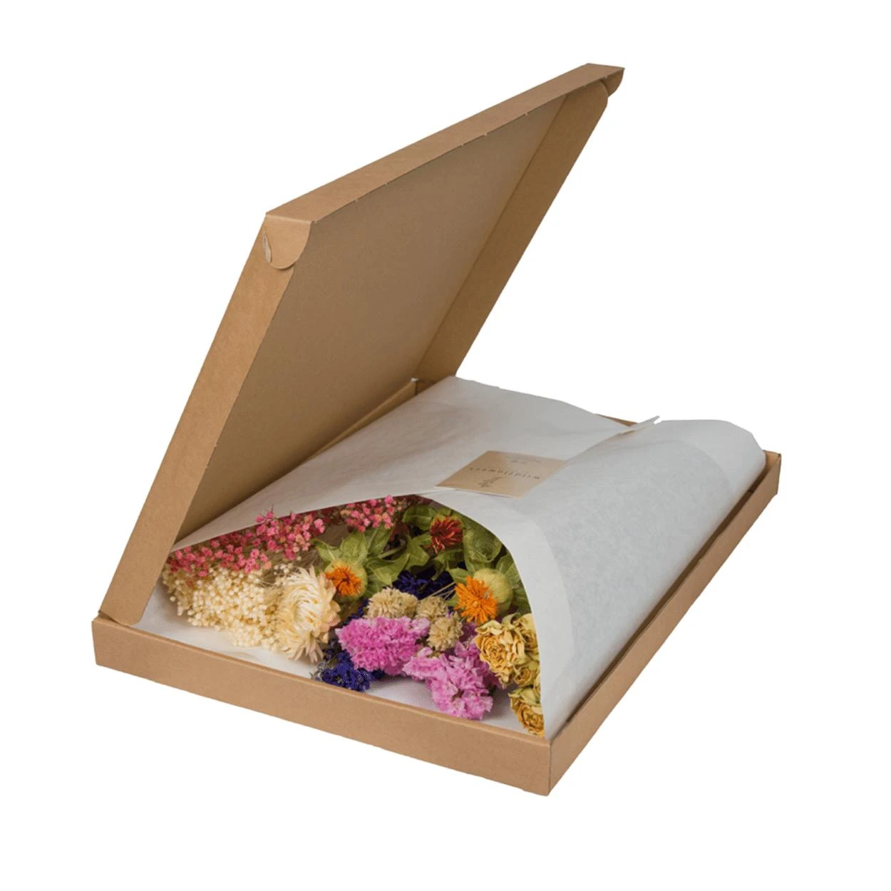 Dried Flowers In Letterbox Multi - Dried Bouquet - 35cm - Ø10 1 Dried Flowers In Letterbox Multi - Dried Bouquet - 35cm - Ø10