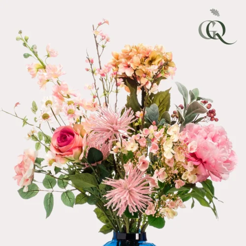 Silk Flowers Bouquet XL Pretty Pink - 89 Cm High - Artificial Flowers -Plant Haven Home unnamed 9c153ea4 6dd6 49ac 87ca 649ff343e1ce